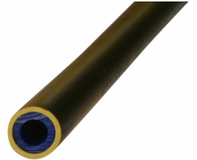 1A-352-0701 WELD SPATTER 3/8" X .245" 500' BLUE/BLACK<br>SHORE A 95 JACKETED